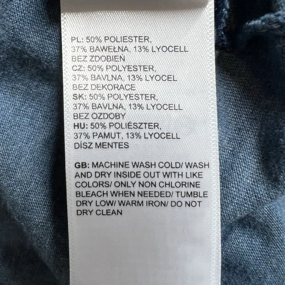 The North Face Shirt Mens Blue XXL Logo Graphic Tee Outdoor Casual